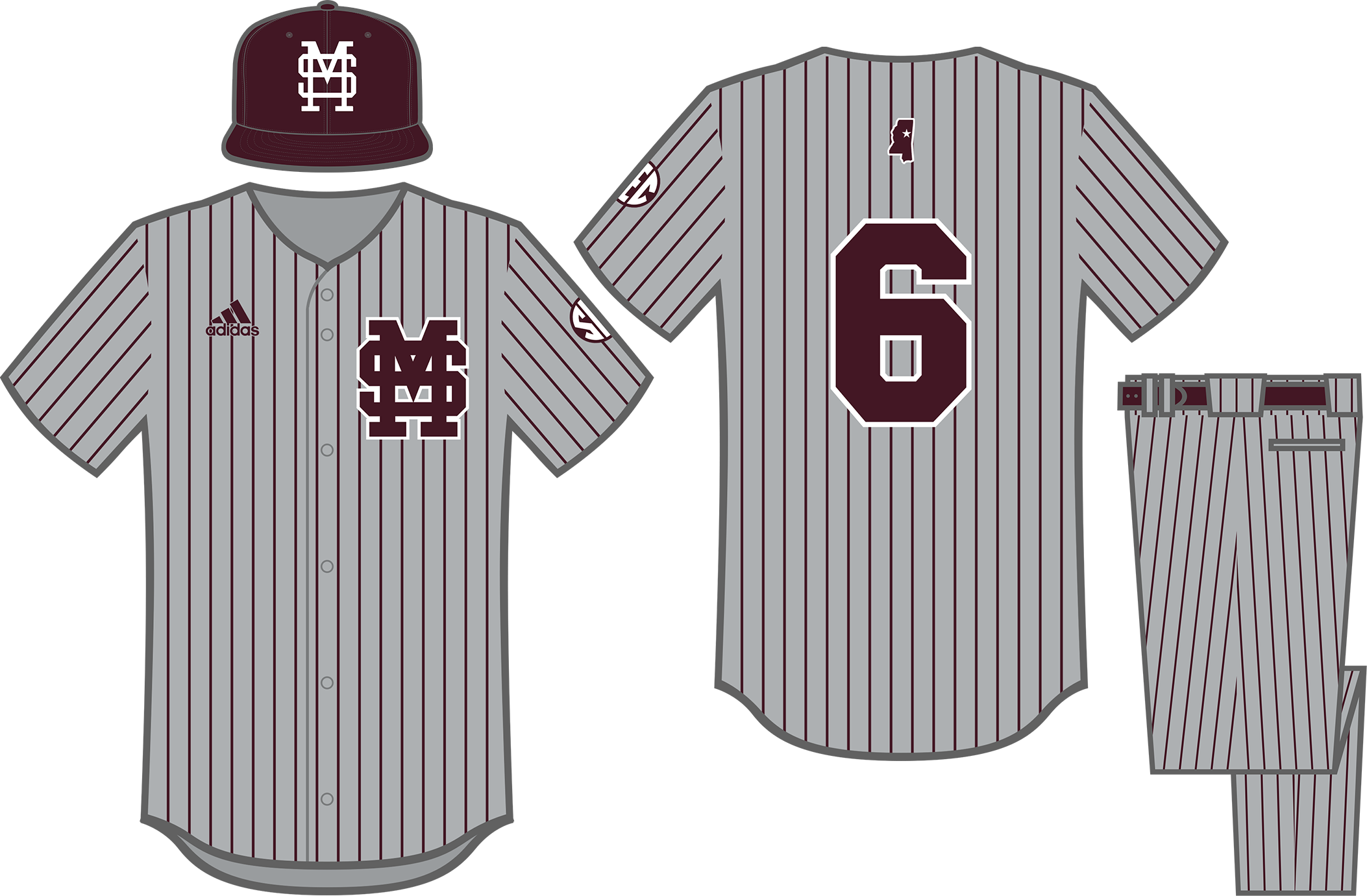 mississippi state baseball uniforms 2023